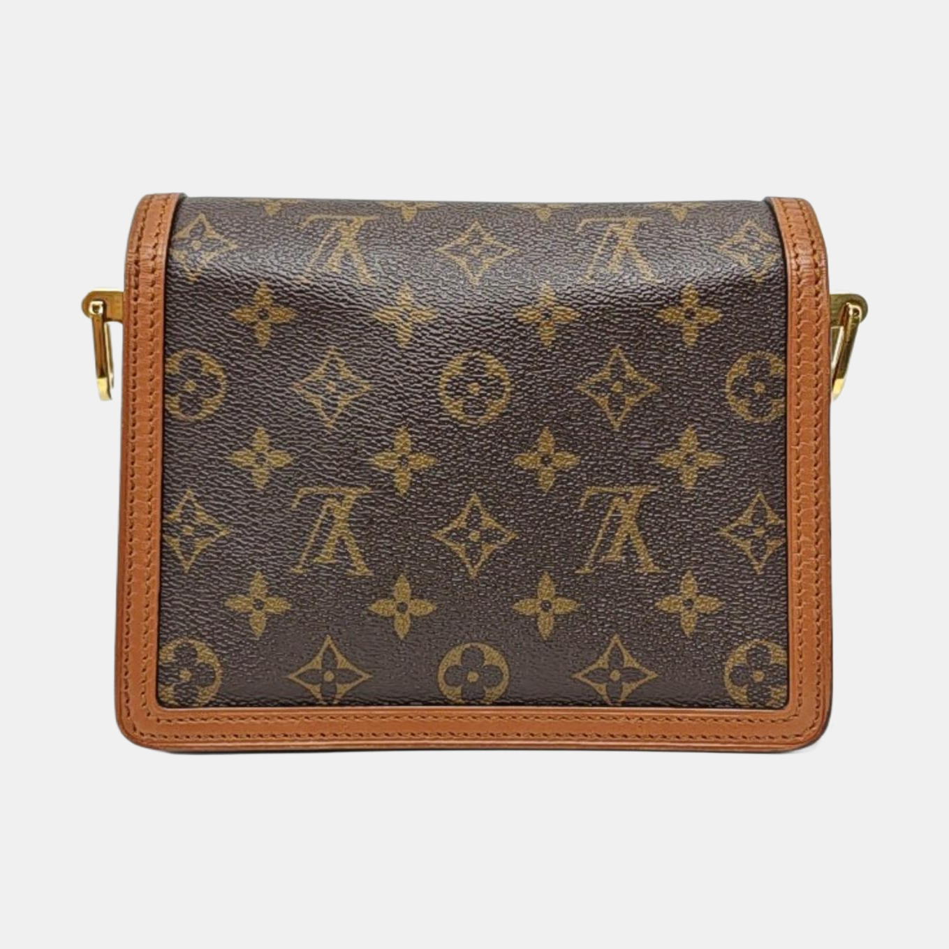 DAUPHINE Mini Monogram Coated Canvas Brown