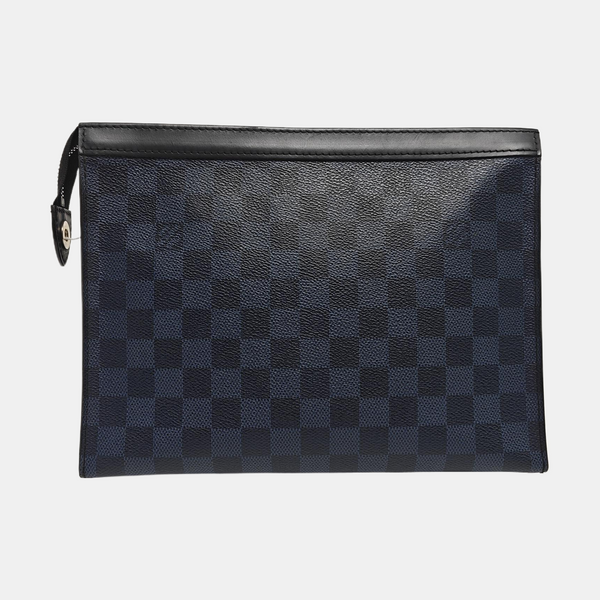 Pochette Voyag MM Damier Coated Canvas Blue