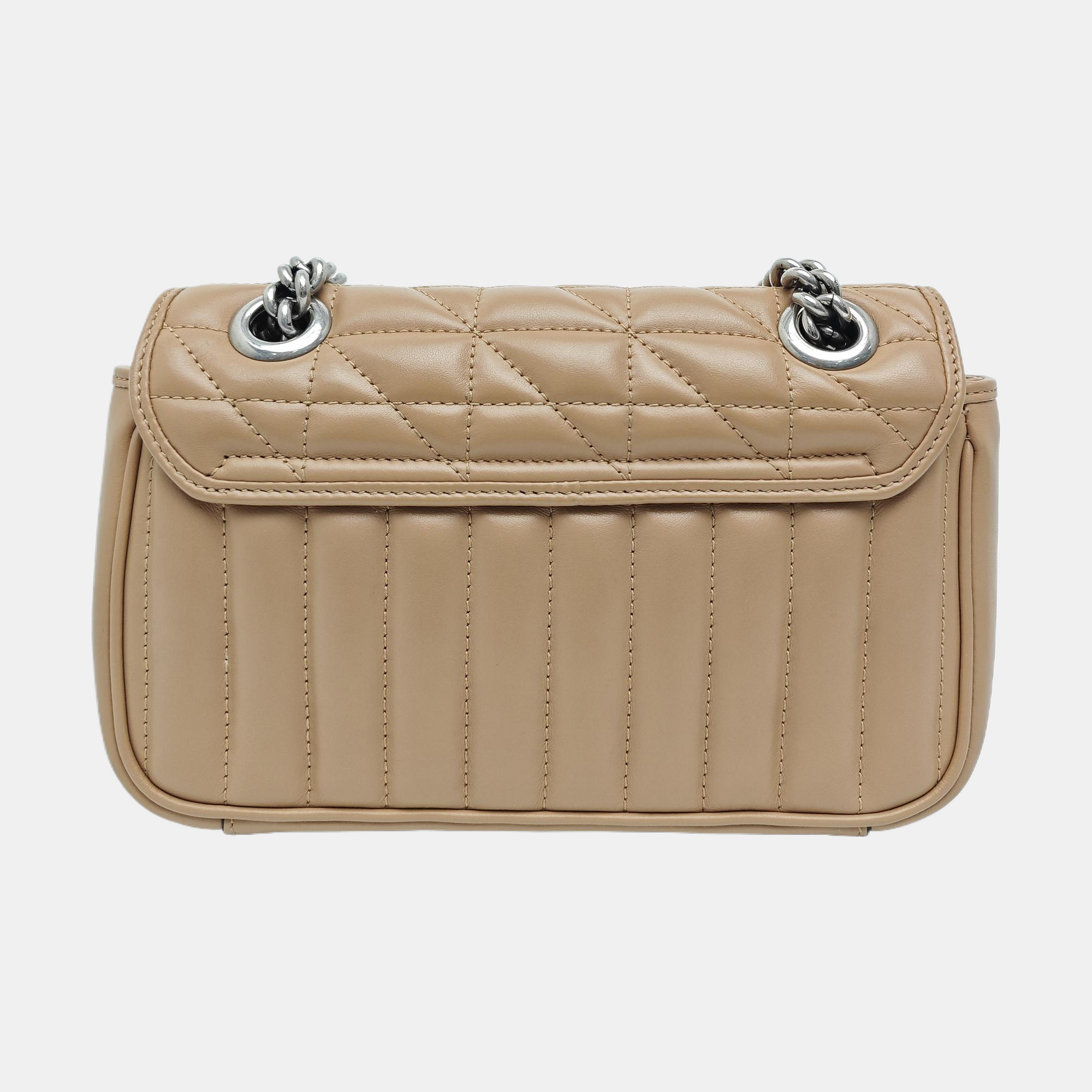 GG Marmont Small Quilted Calfskin Pink