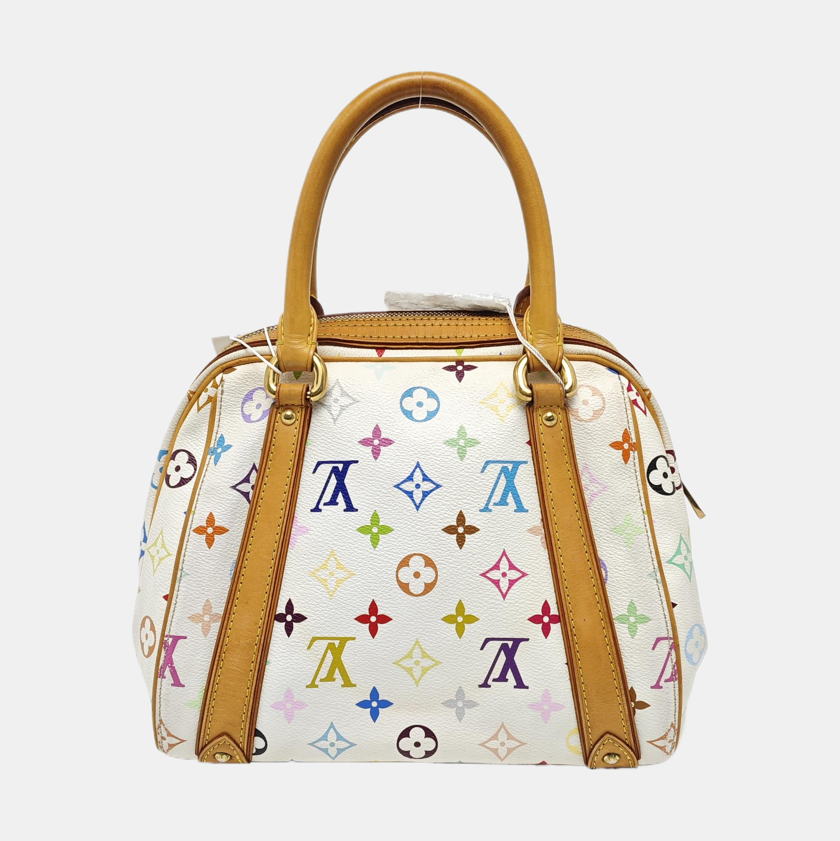 LV × TM PRISCILLA Monogram Coated Canvas White