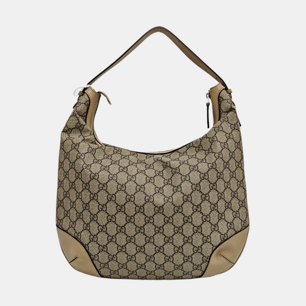 Charlotte Monogram Coated Canvas Beige