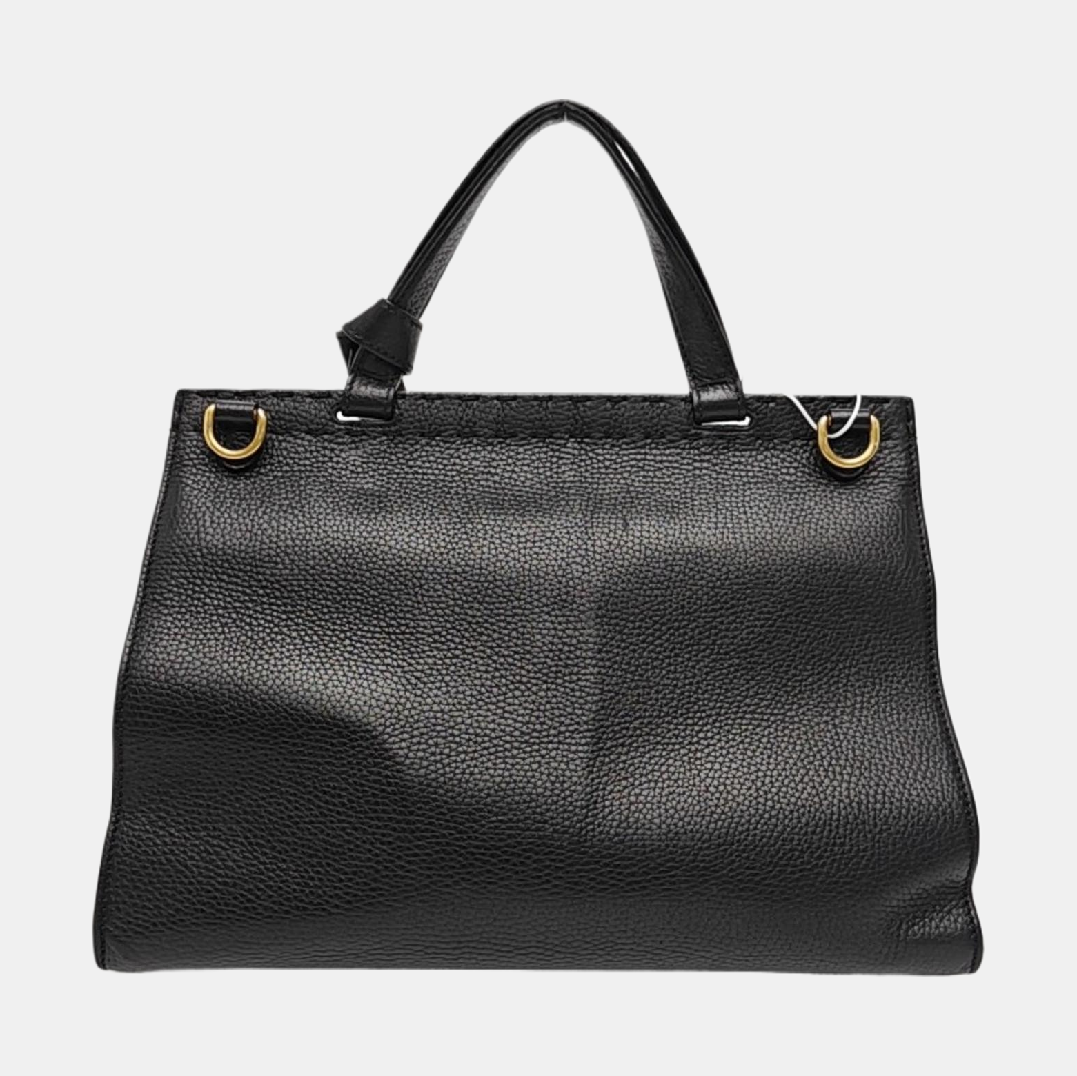 GG Marmont Top Handle Large Calfskin Black