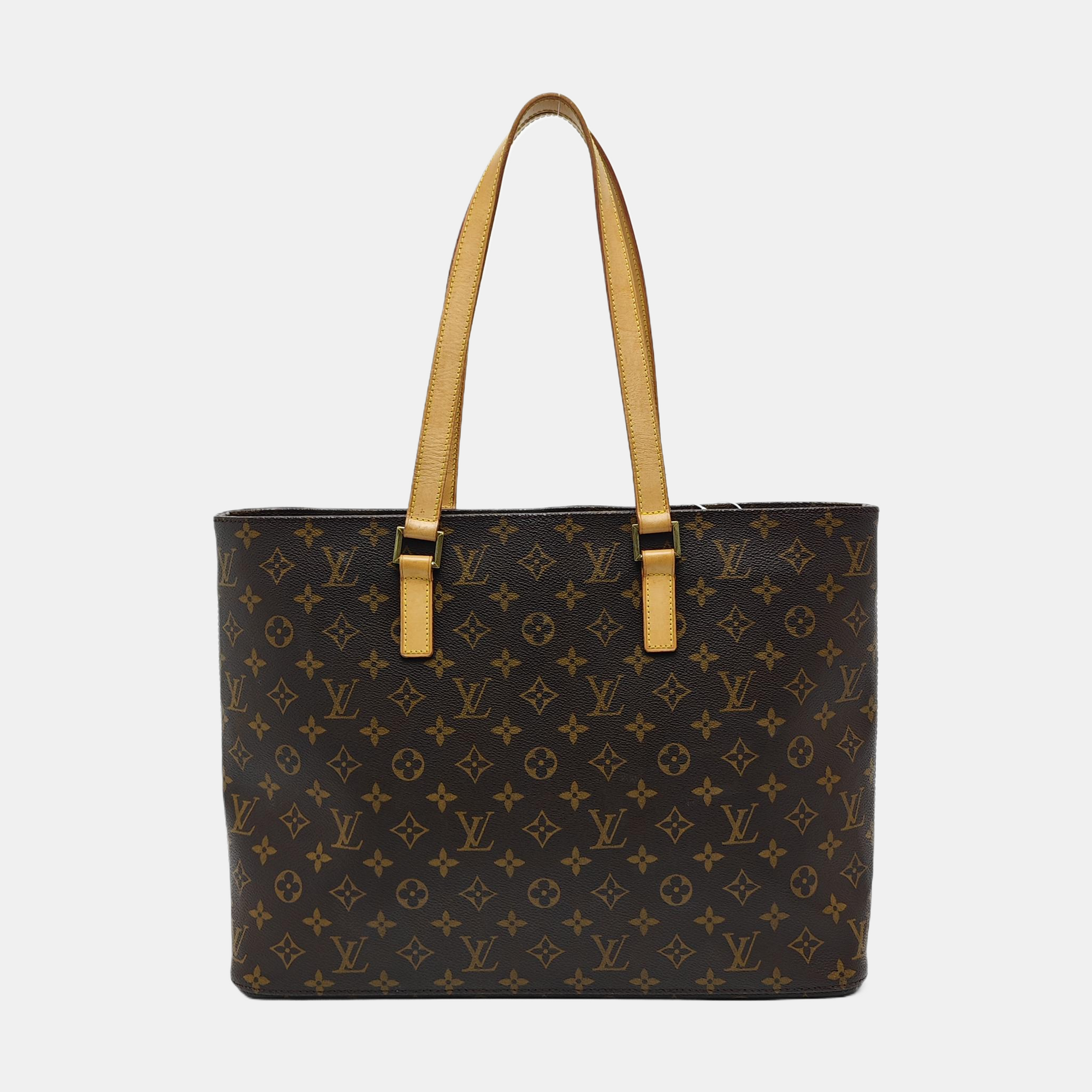 VINTAGE VAVIN GM Monogram Coated Canvas Brown