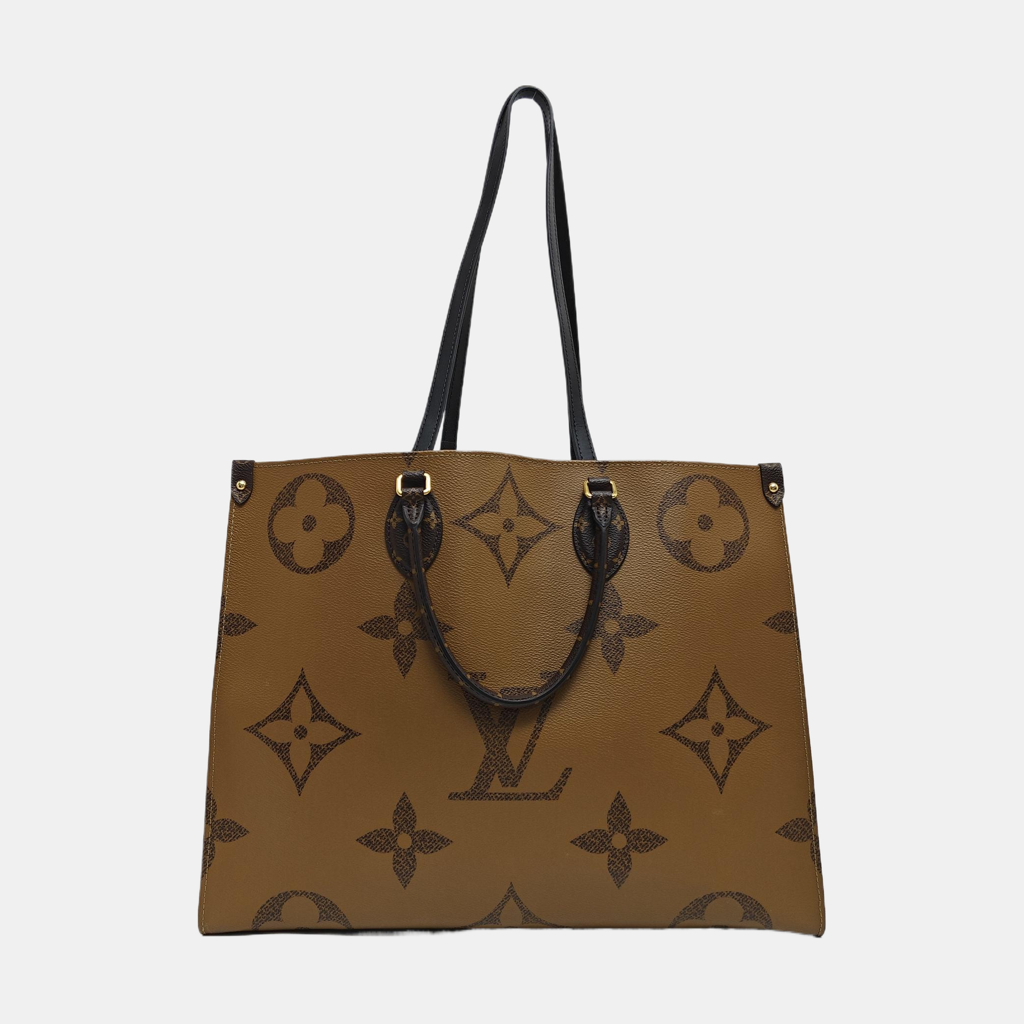 ONTHEGO GM Monogram Coated Canvas Brown