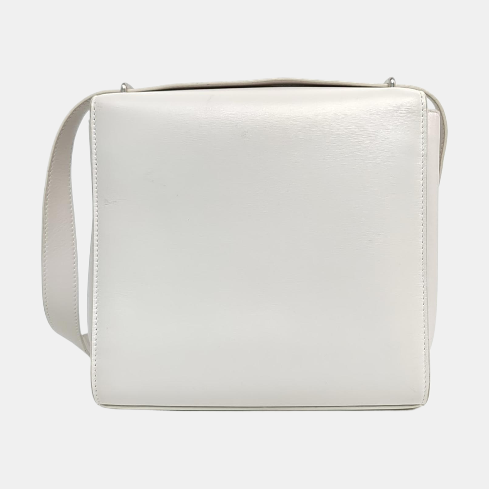 The Clip Calfskin White