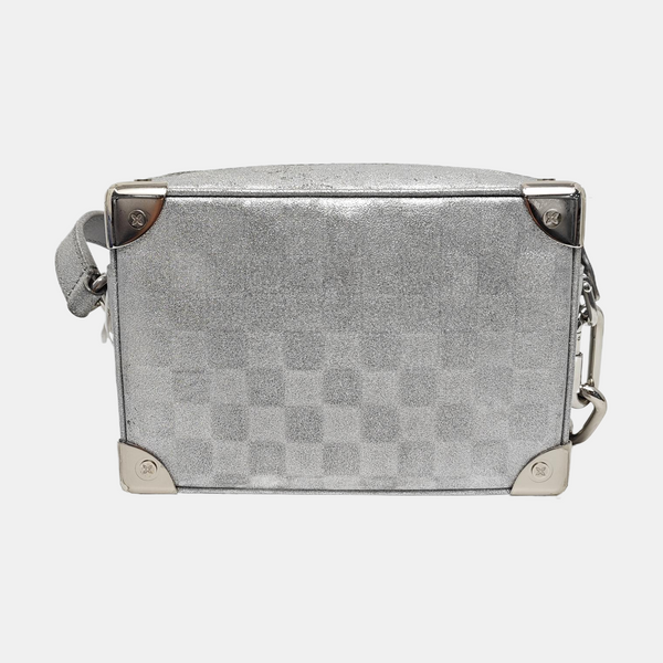 SOFT TRUNK Mini Damier Special Material Silver
