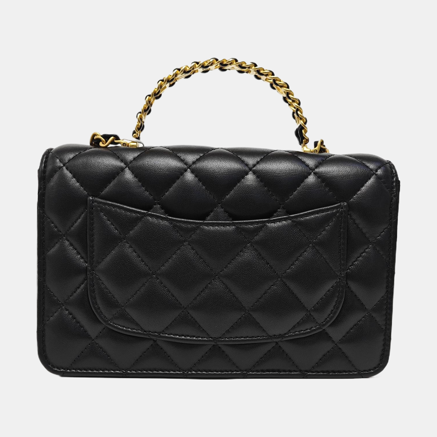 WOC Quilted Lambskin Black