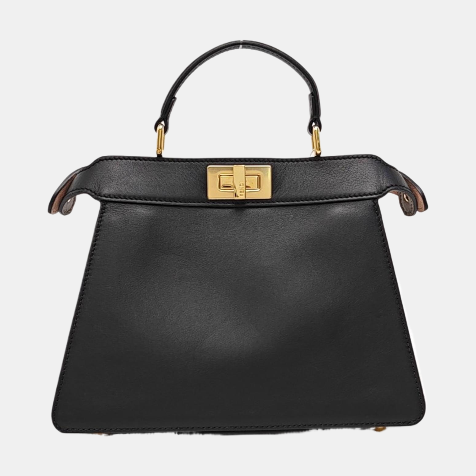 Peekaboo Small Calfskin Black