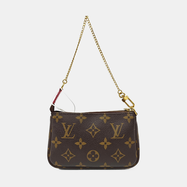 ACCESSOIRES Mini Monogram Coated Canvas Brown