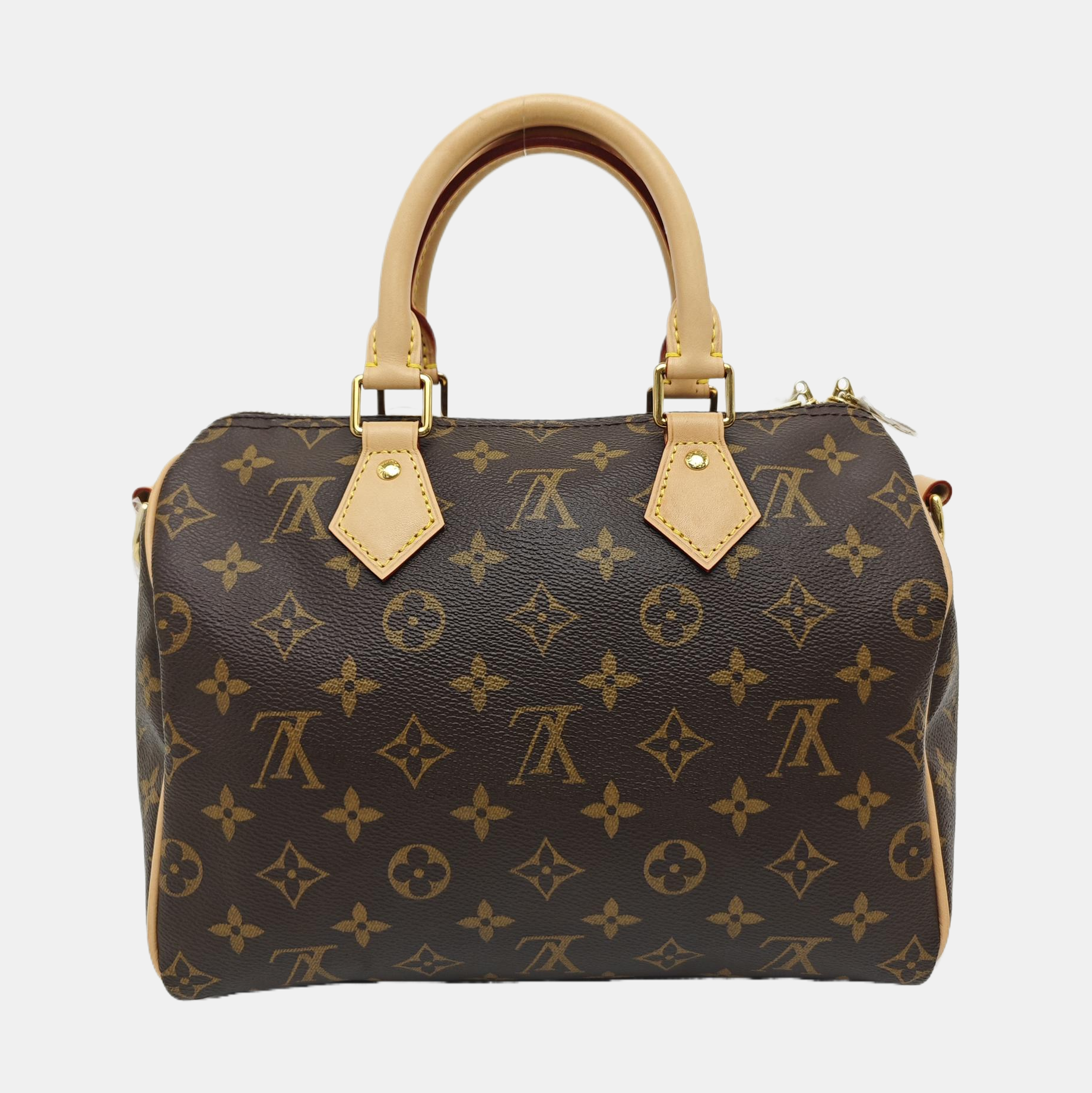 SPEEDY 25 Monogram Coated Canvas Brown