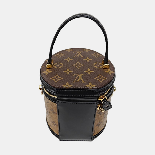 CANNES PM Monogram Coated Canvas Brown