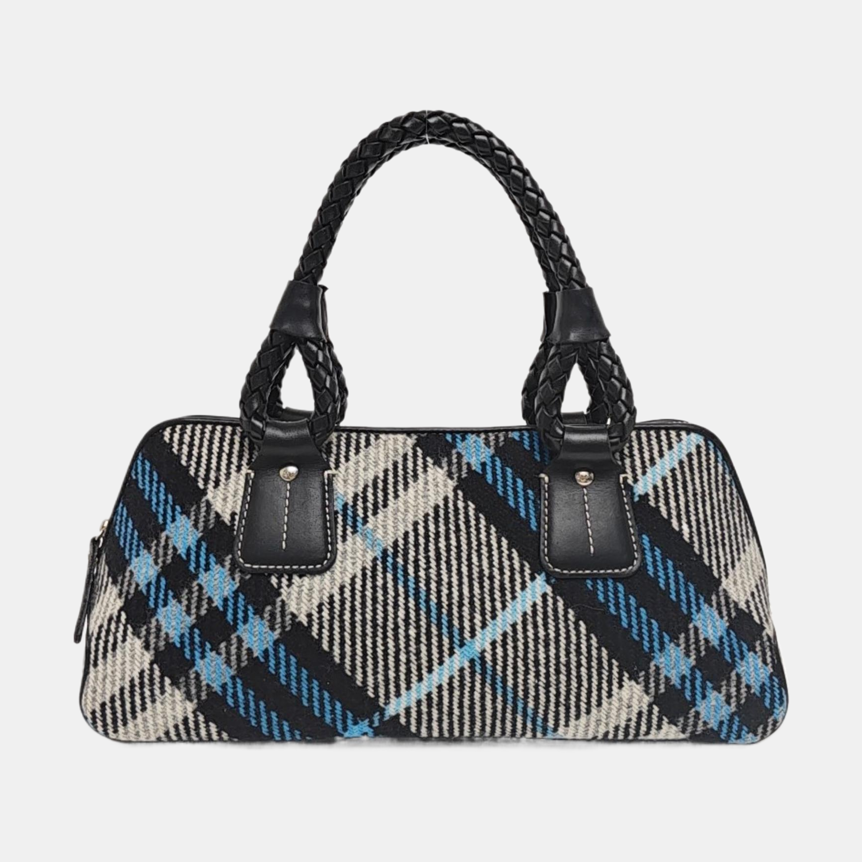 Fabric Top Handle Bag Multicolor
