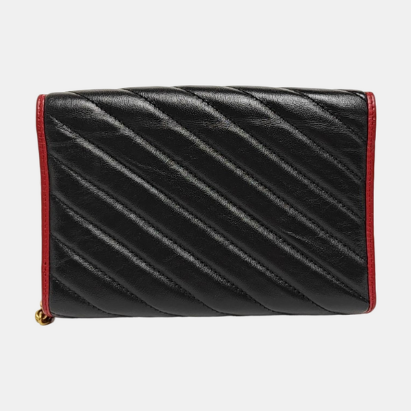 GG Marmont Mini Quilted Calfskin Black