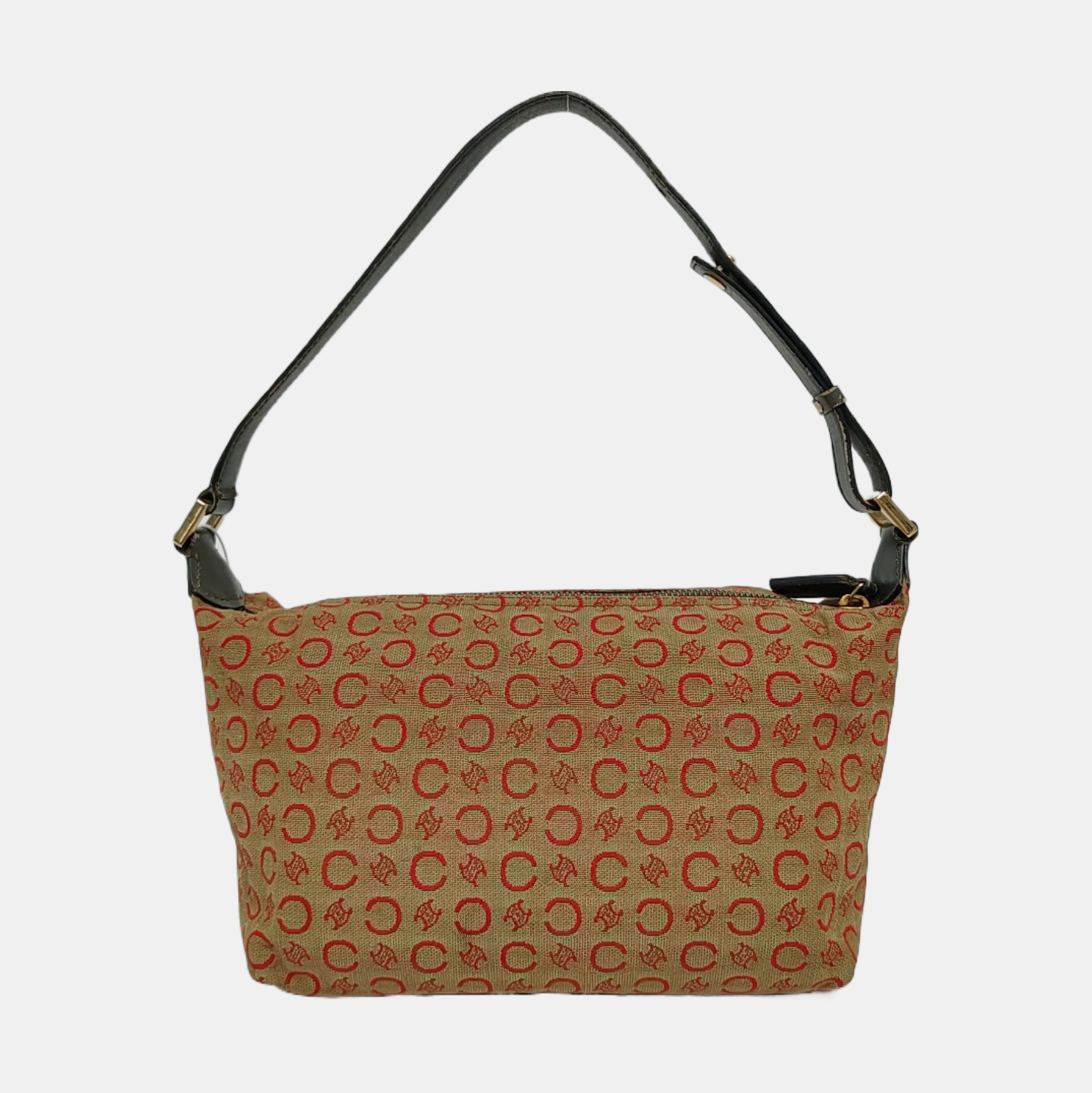 Canvas Top Handle Bag Brown