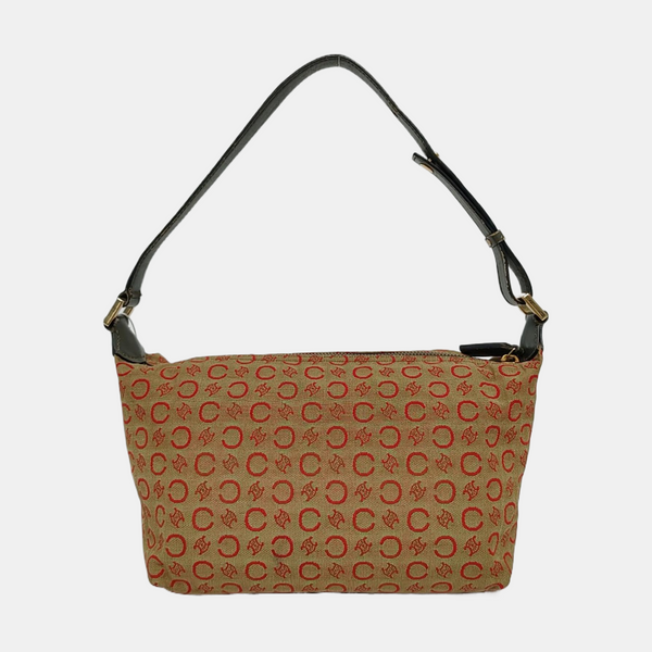 Canvas Top Handle Bag Brown