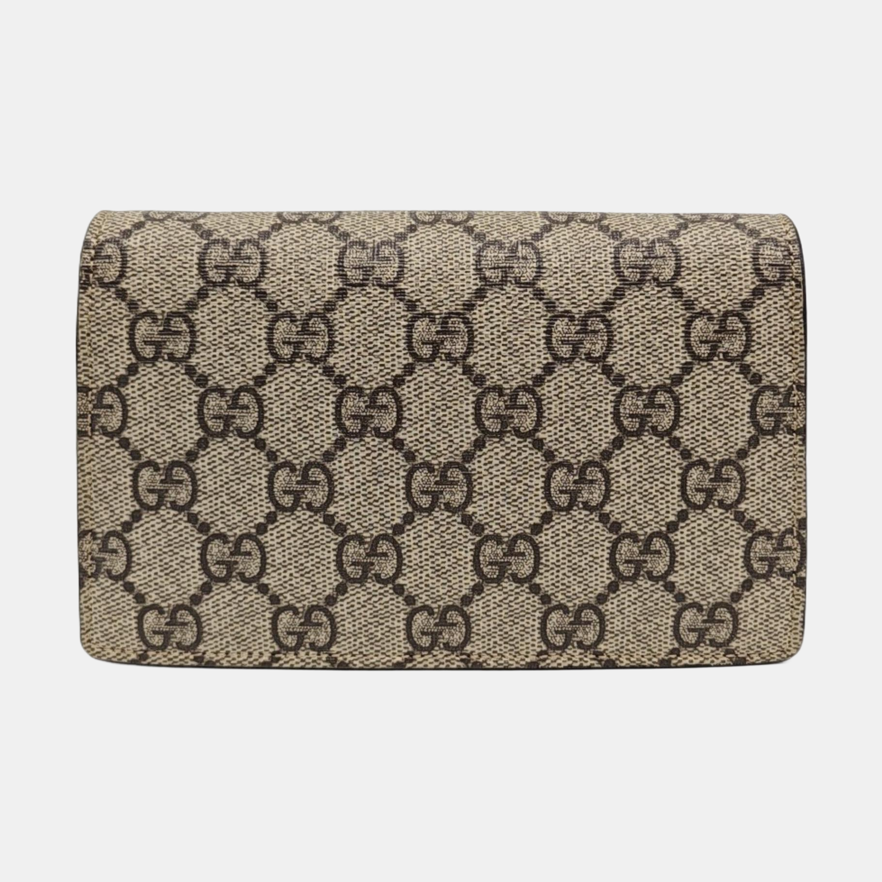 Dionysus Super Mini Monogram Coated Canvas Beige
