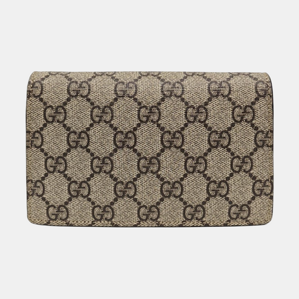 Dionysus Super Mini Monogram Coated Canvas Beige