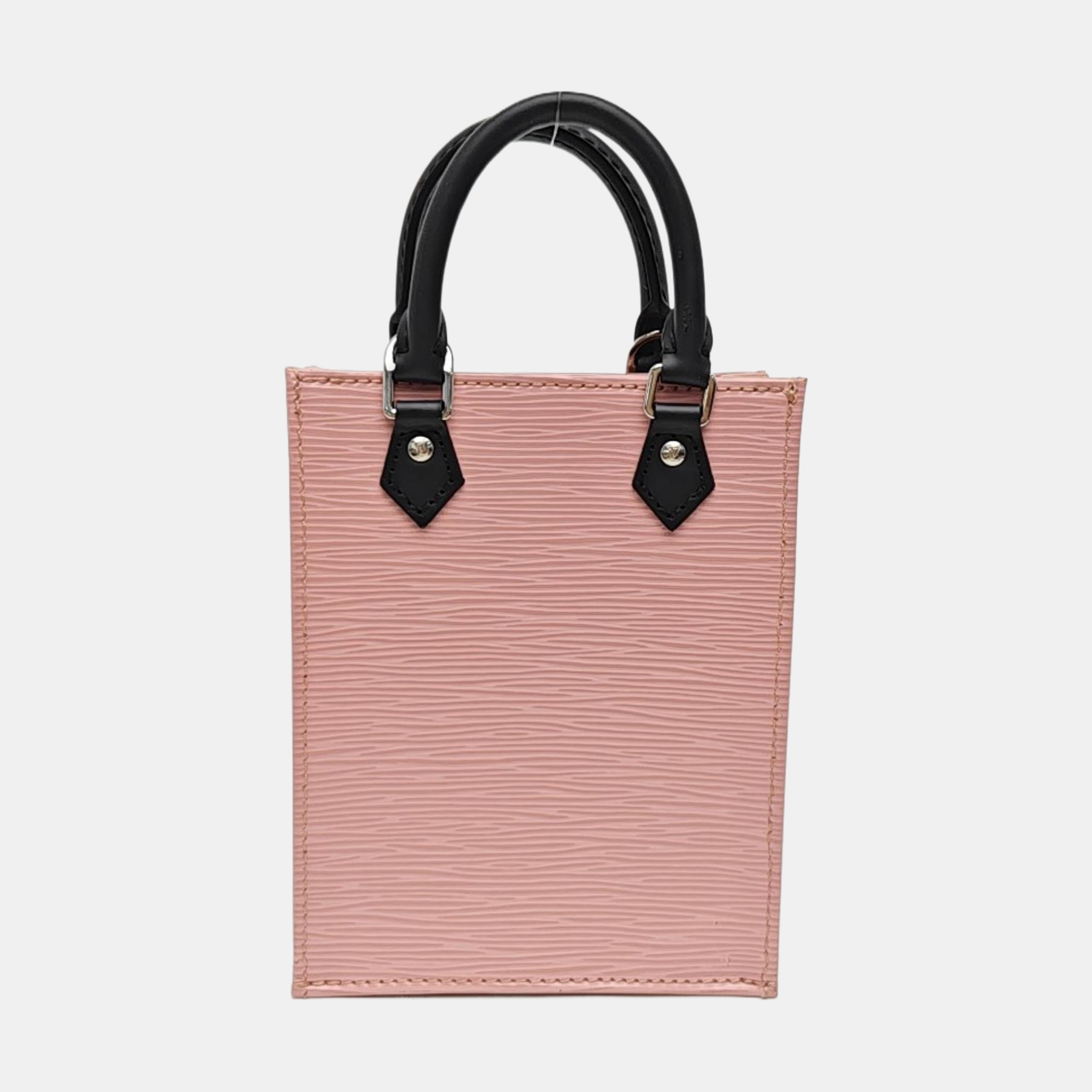 SAC PLAT Mini Epi Pink