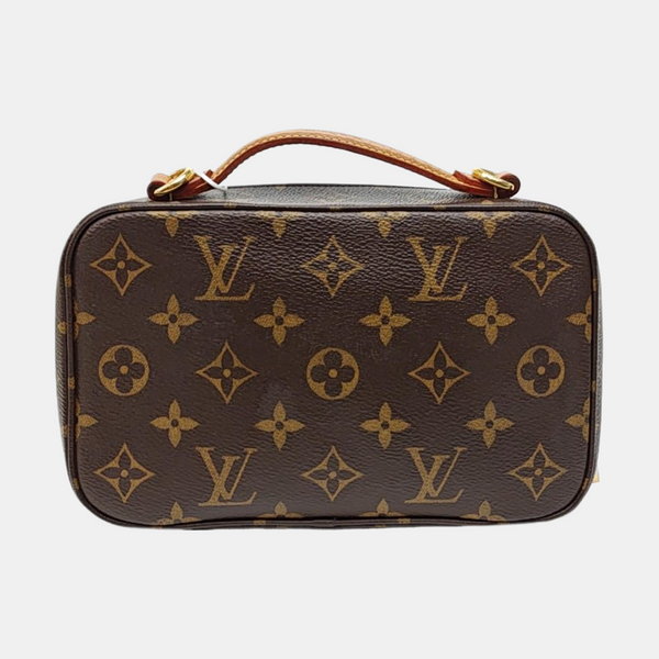 UTILITY Monogram Coated Canvas Brown