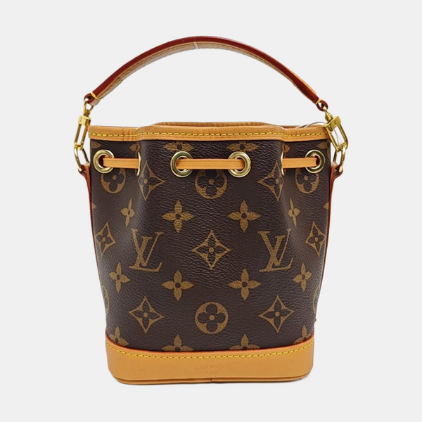 NOÉ Nano Monogram Coated Canvas Brown