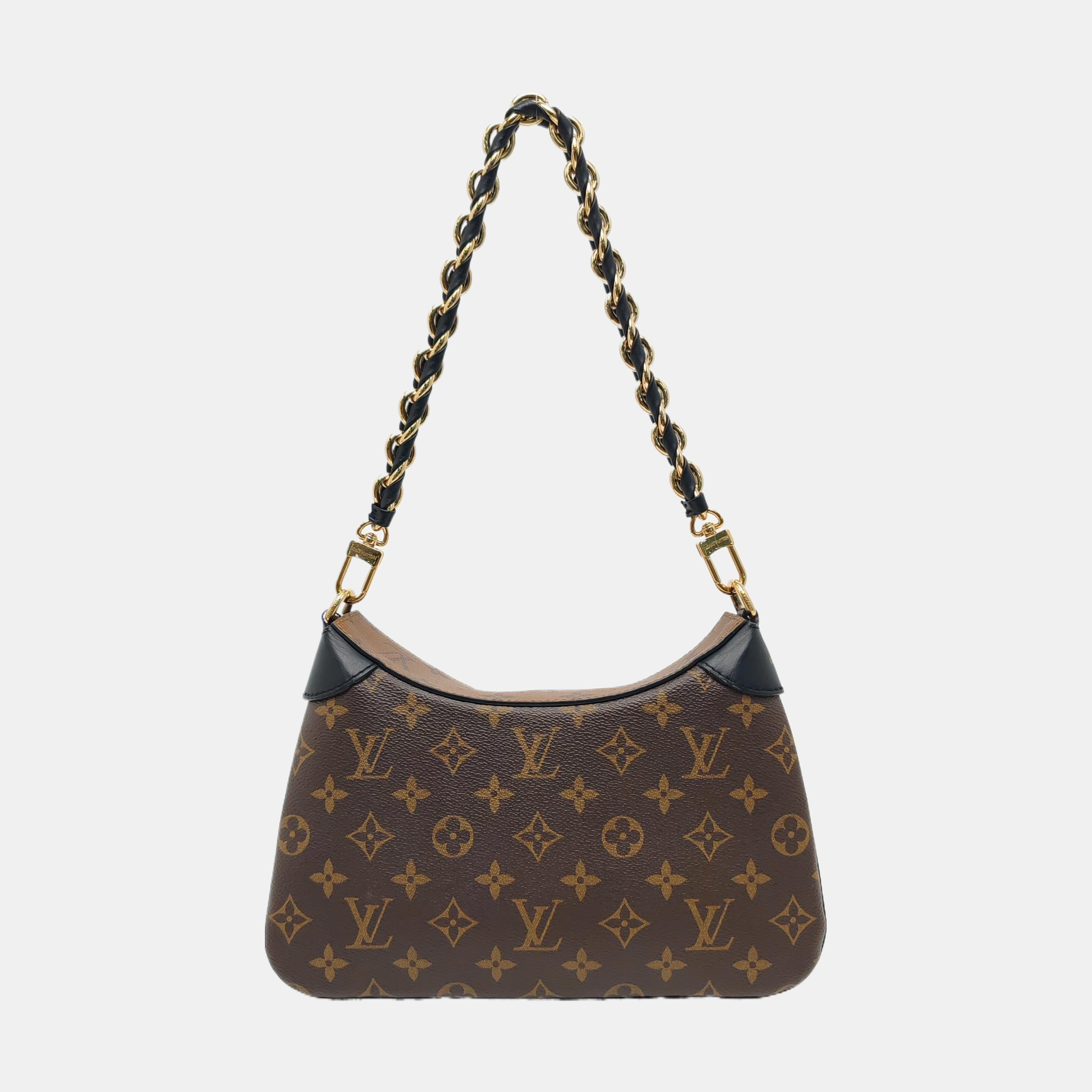 TWINNY Monogram Coated Canvas Brown