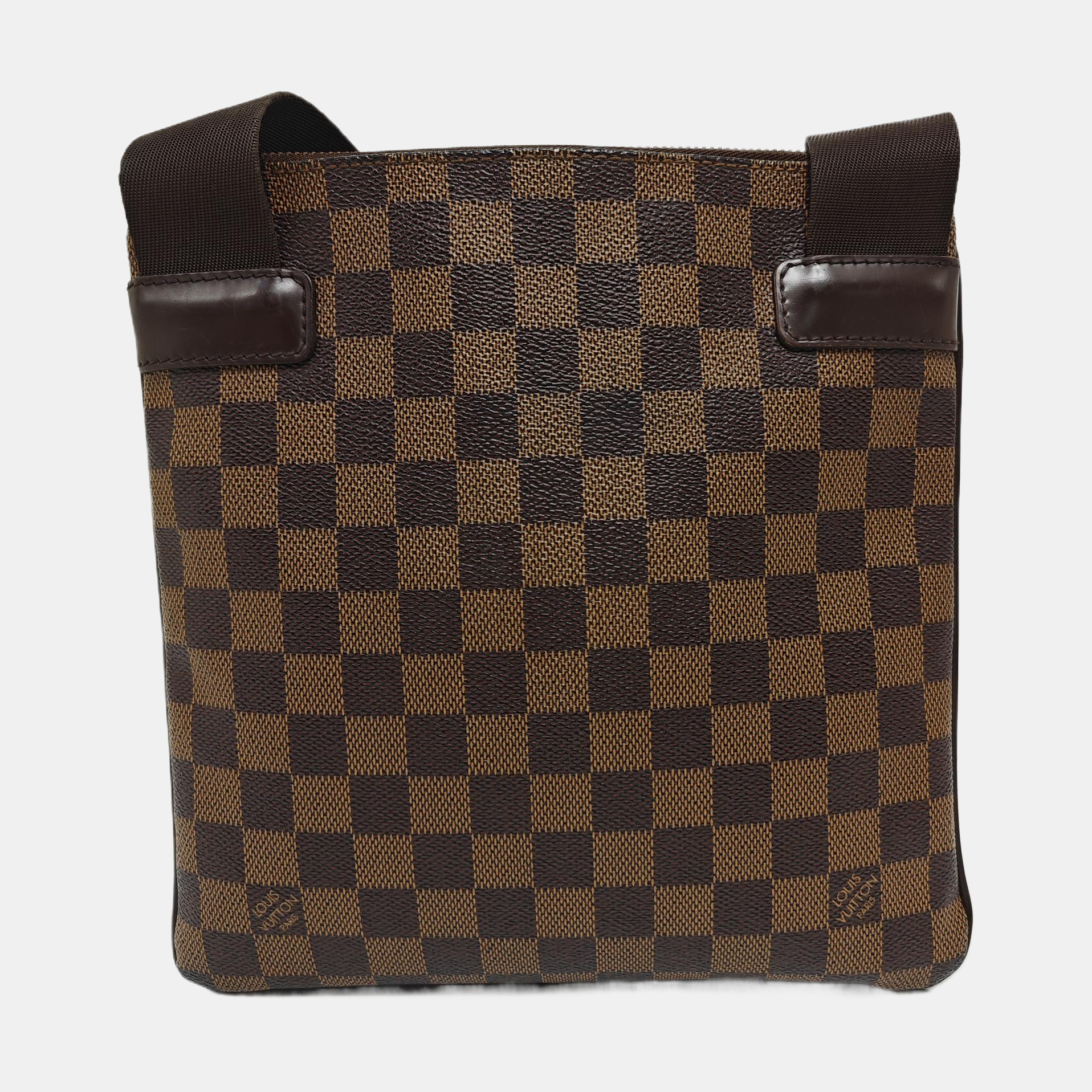 MELVILLE Damier Ebene Coated Canvas Brown