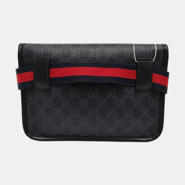 Neo Vintage Monogram Coated Canvas Black