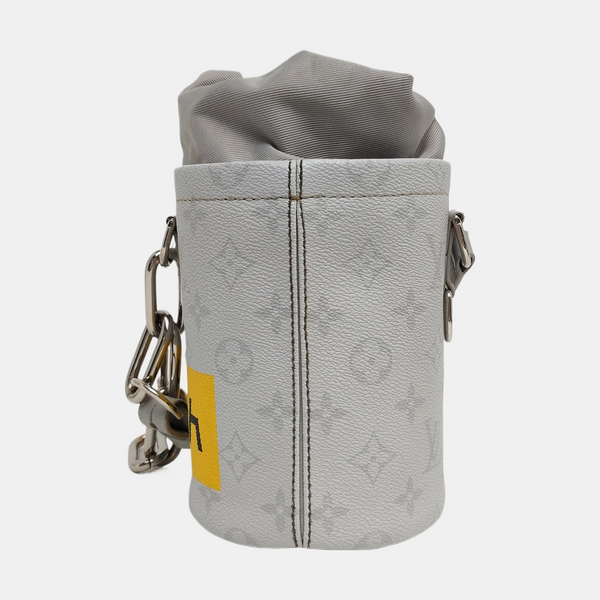 CHALK Monogram Coated Canvas Gray
