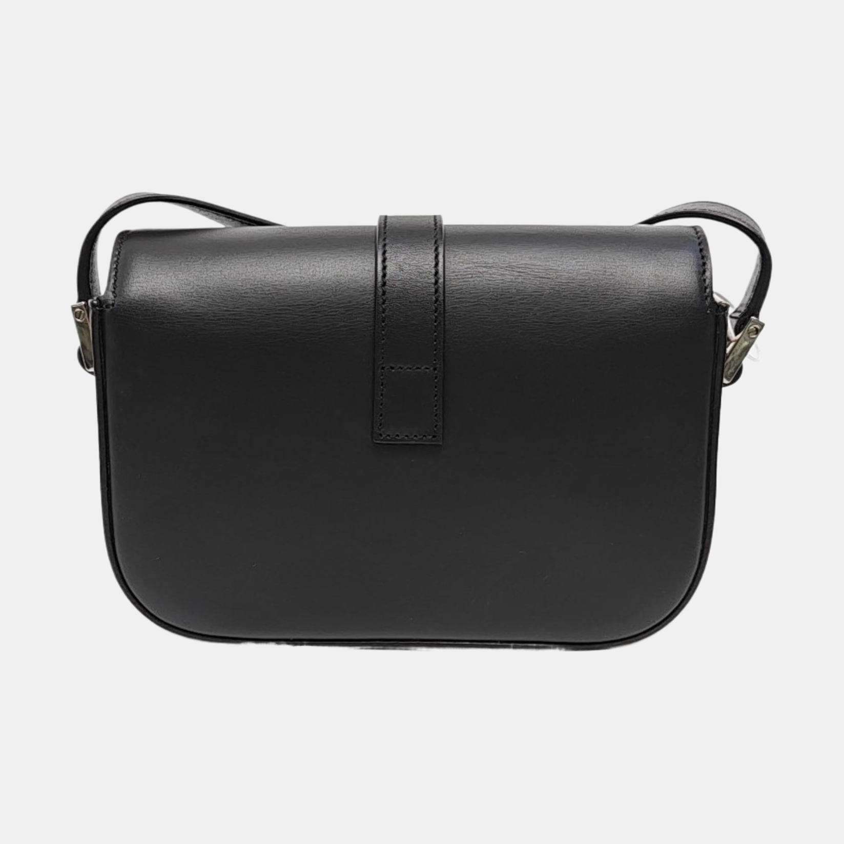 Calfskin Shoulder Bag Black