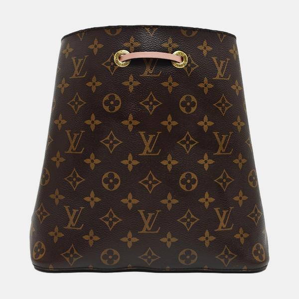 NÉONOÉ MM Monogram Coated Canvas Brown