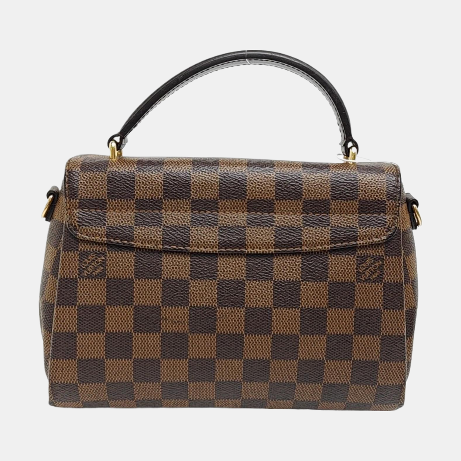 CROISETTE Damier Ebene Coated Canvas Brown