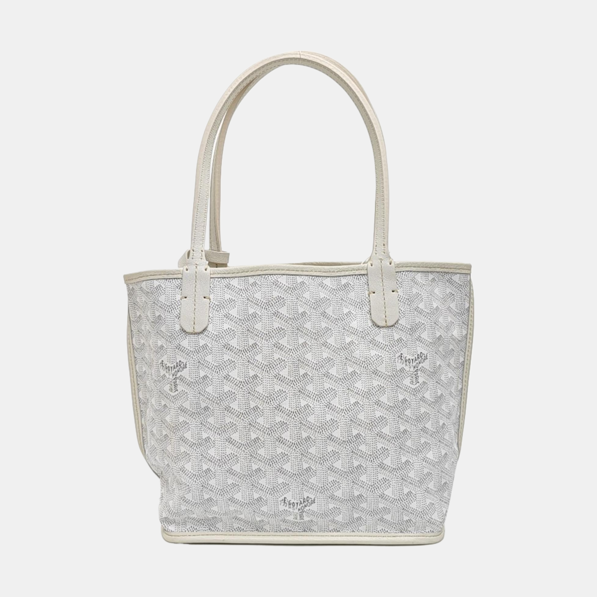 Anjou Mini Coated Canvas White