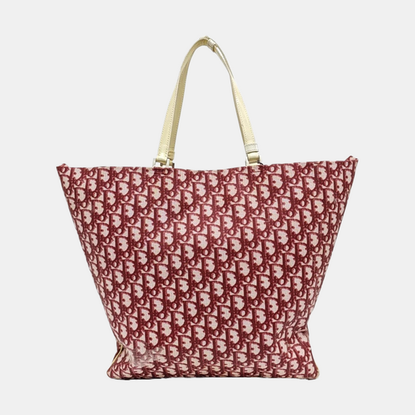 Oblique Coated Canvas Red
