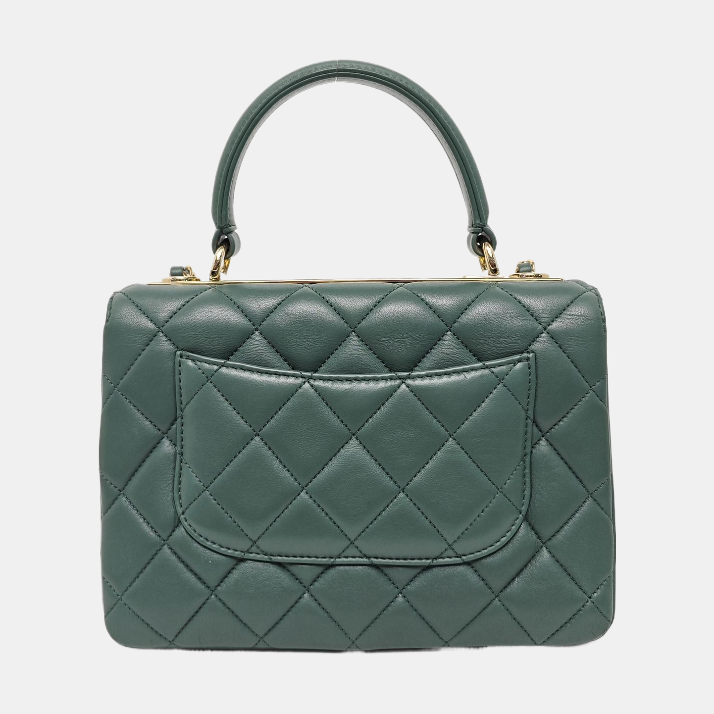 TRENDY CC Quilted Lambskin Green