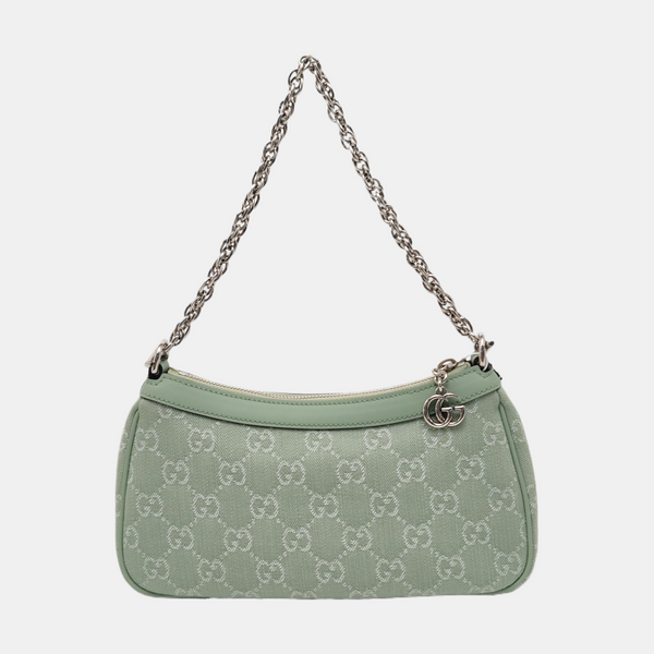 Ophidia Small Monogram Canvas Green