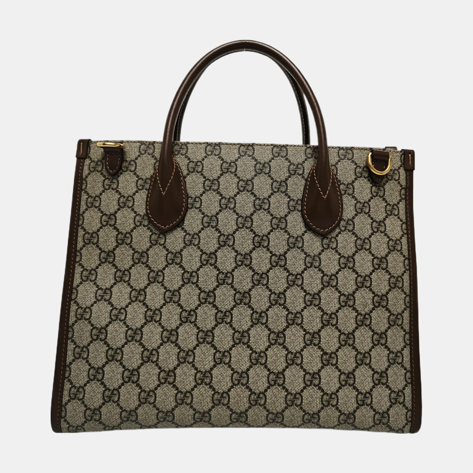 Retro Small Monogram Coated Canvas Brown