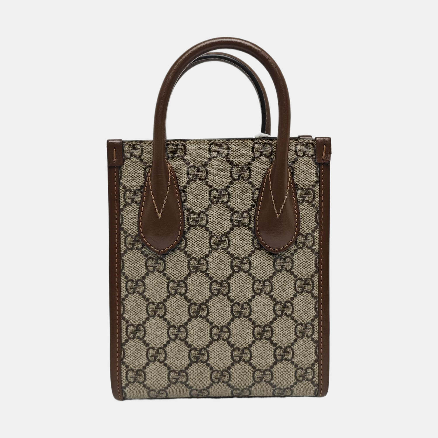 Retro Mini Monogram Coated Canvas Beige