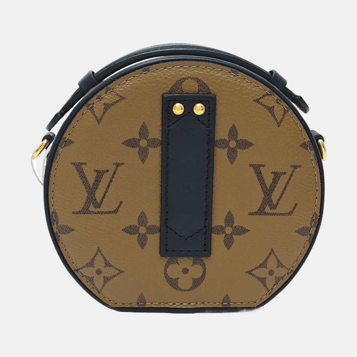 BOITE CHAPEAU Mini Monogram Coated Canvas Brown