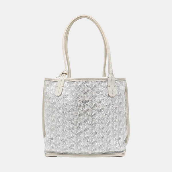 Anjou Mini Coated Canvas White