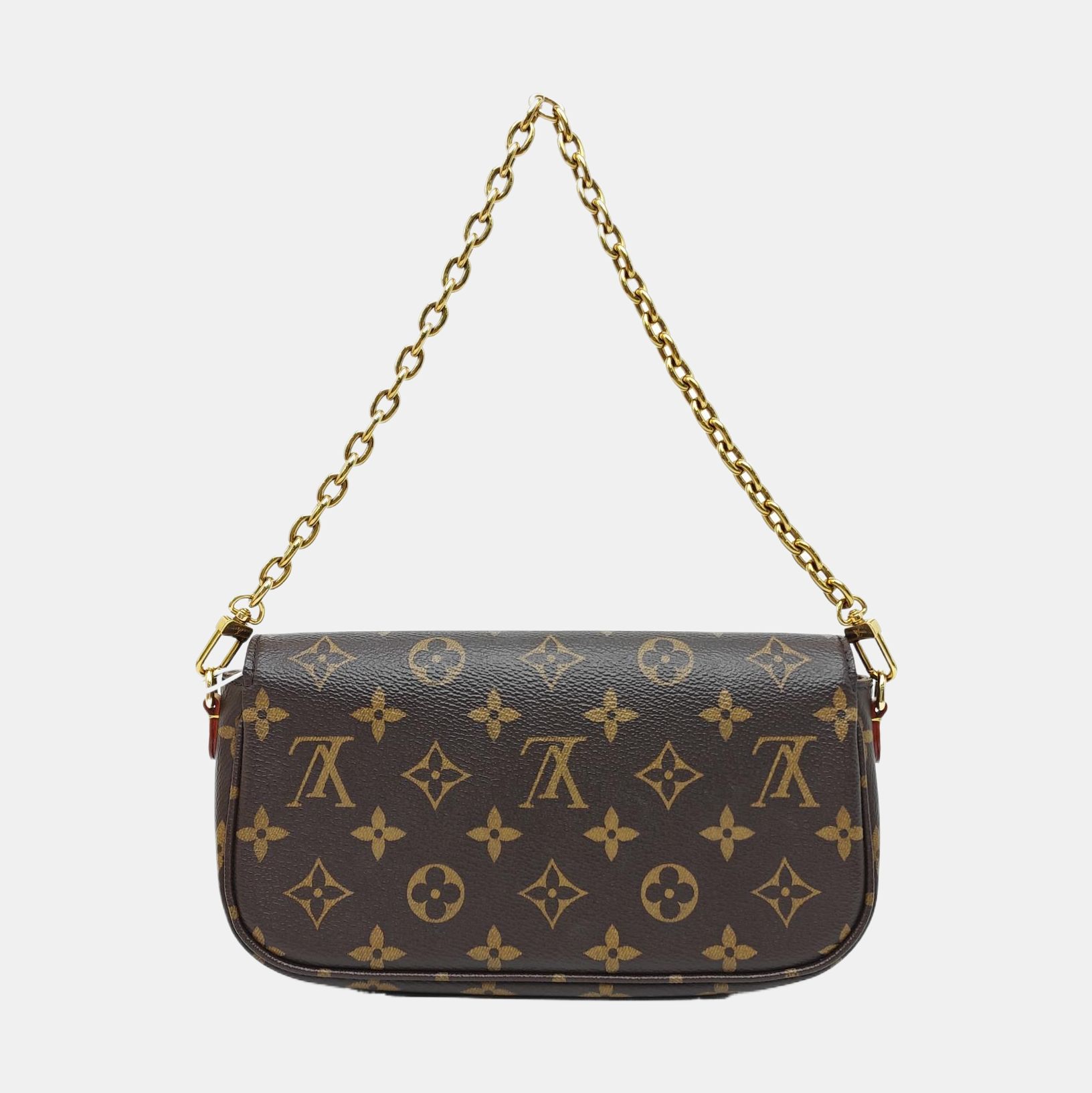 IVY Monogram Coated Canvas Brown