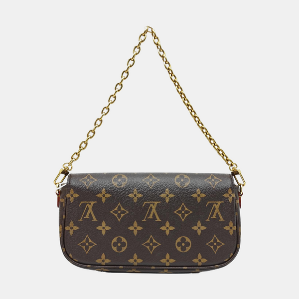 IVY Monogram Coated Canvas Brown