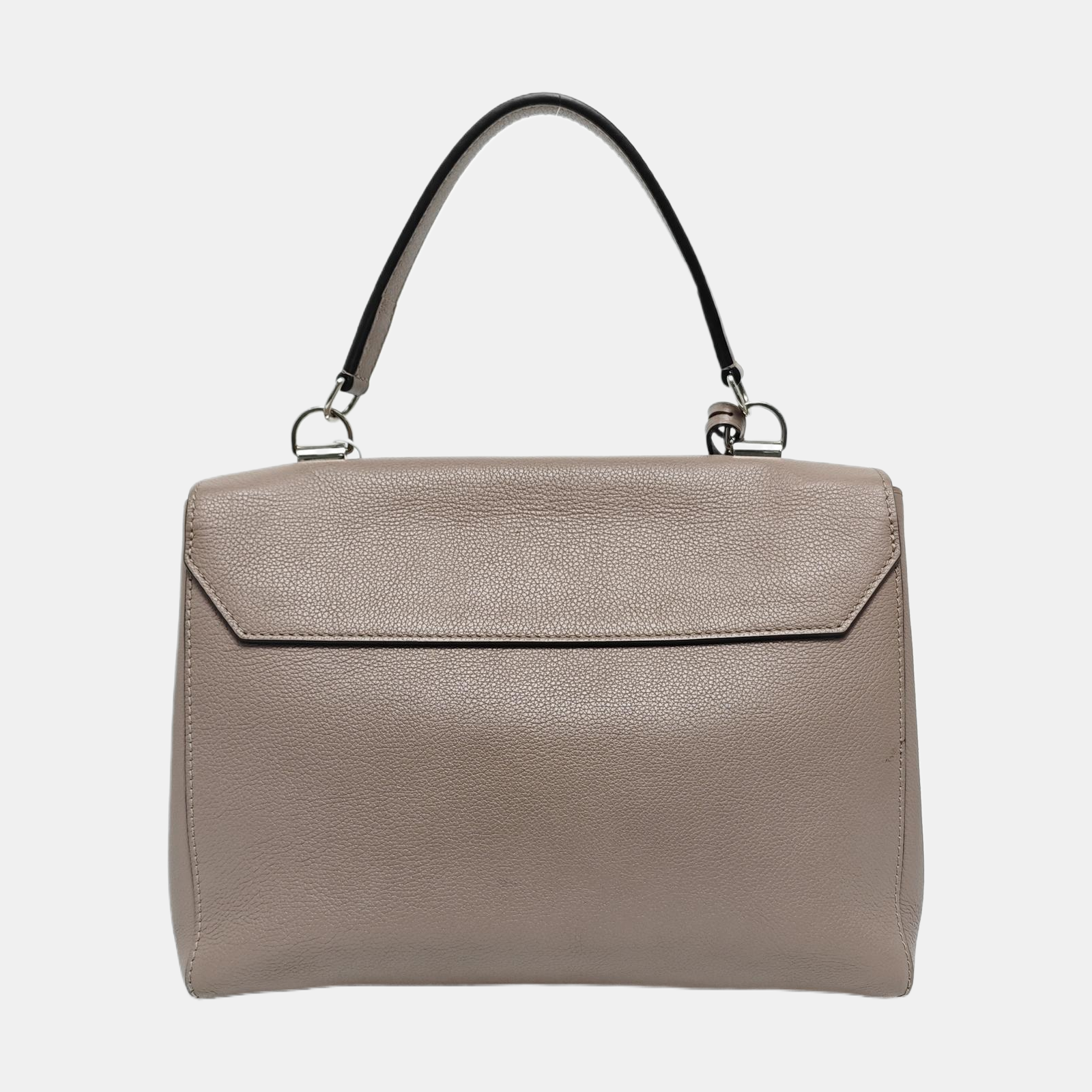Authenticated pre-owned  LOCKME Calfskin Gray - Shoulder Bag at Looply