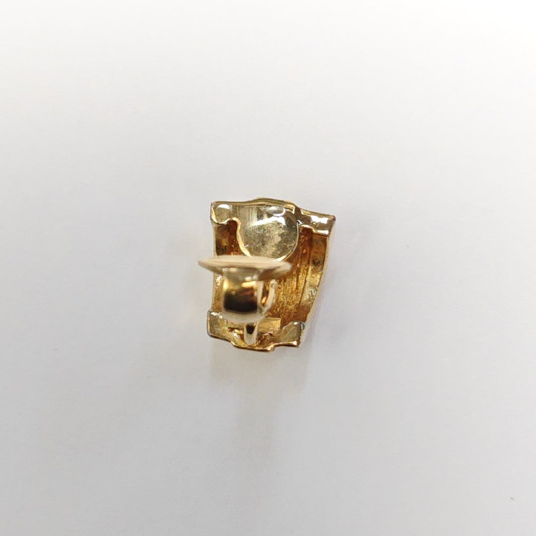 Metal Gold Clip On Earrings