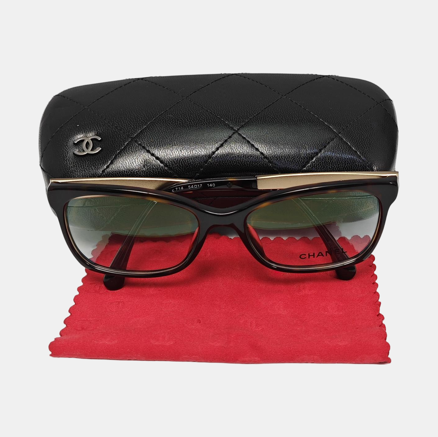 Synthetic Eyeglasses Brown