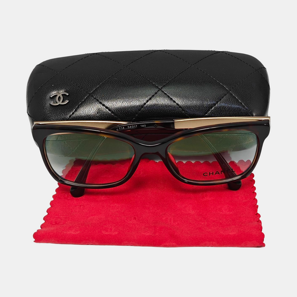 Synthetic Eyeglasses Brown