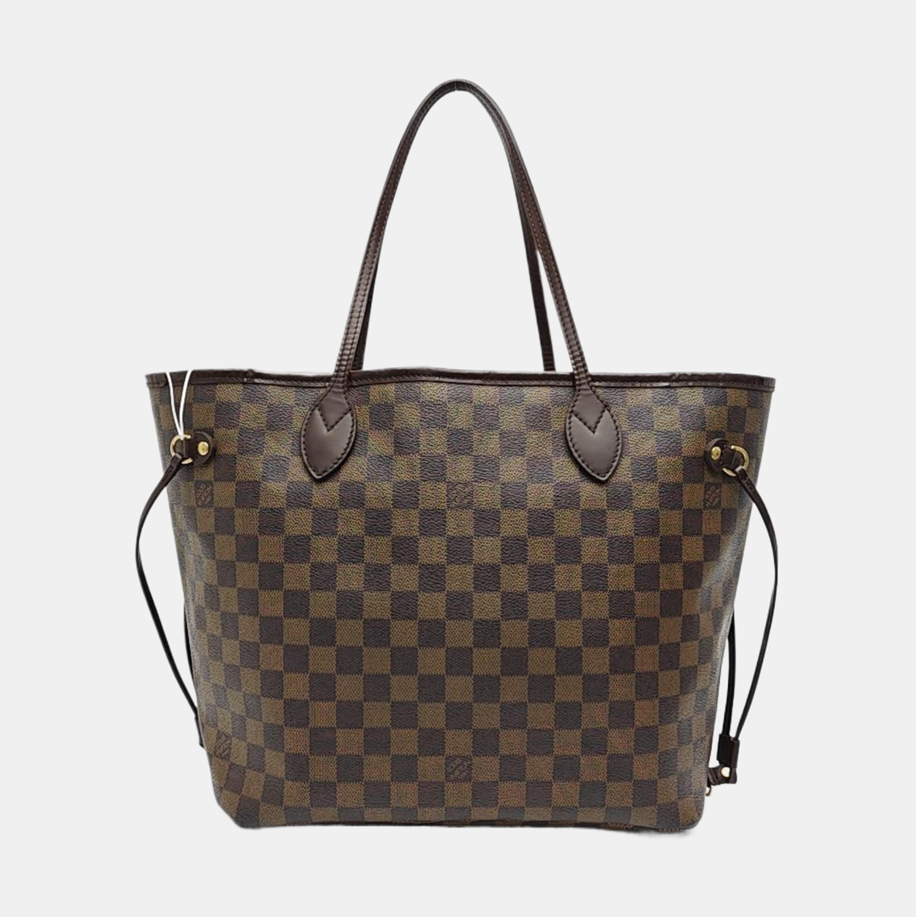 NEVERFULL MM Damier Ebene Coated Canvas Brown