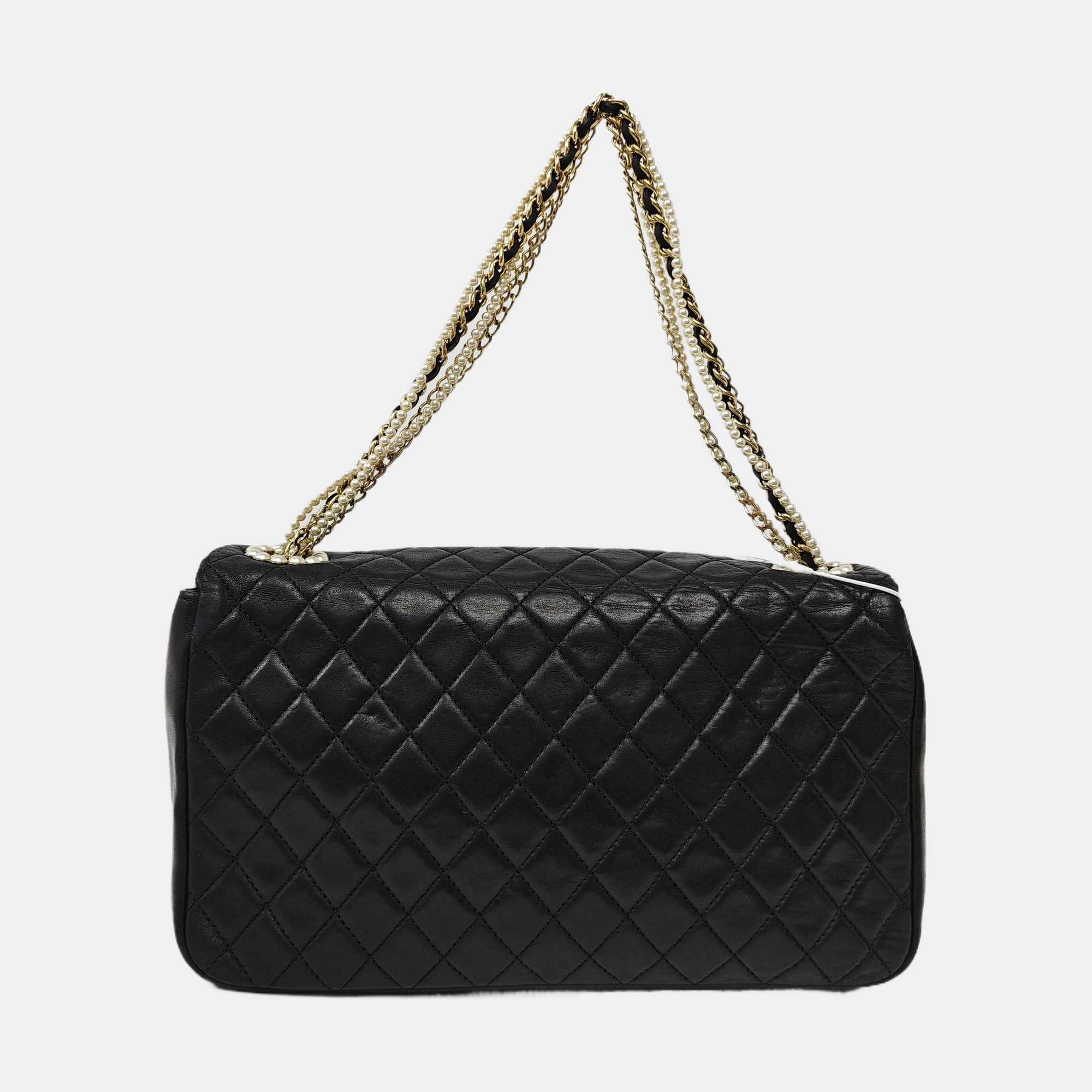 Westminster Medium Quilted Lambskin Black