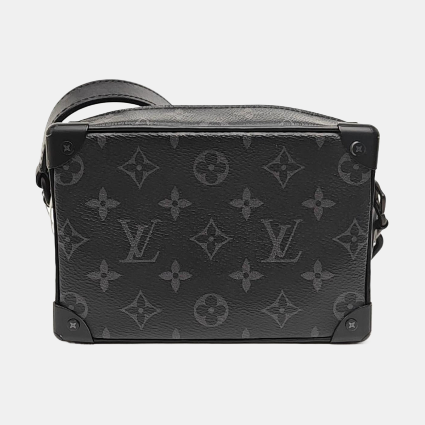 SOFT TRUNK Mini Monogram Coated Canvas Black