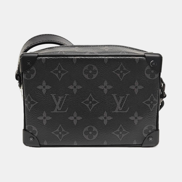 SOFT TRUNK Mini Monogram Coated Canvas Black