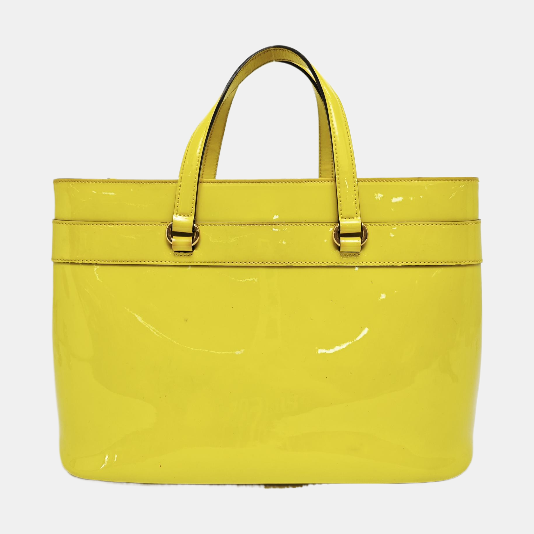 Bright Bit Patent Leather Yellow